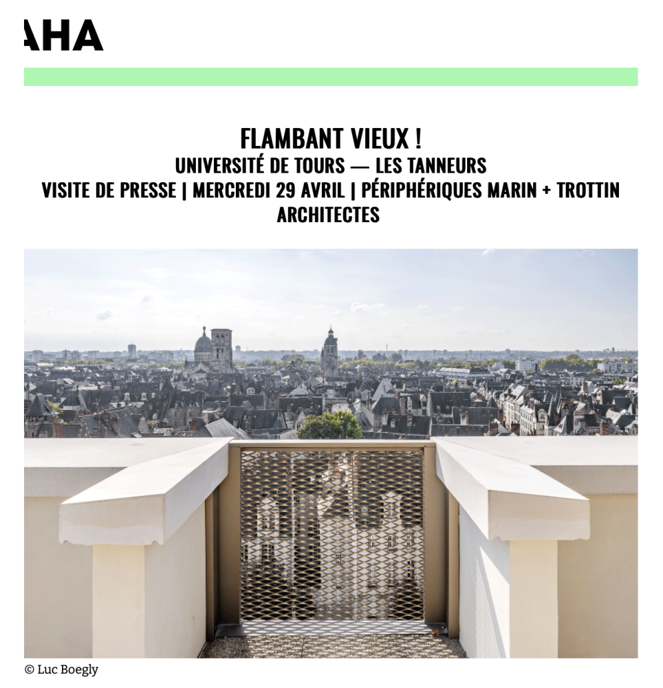 Visite de Presse — Université de Tours 